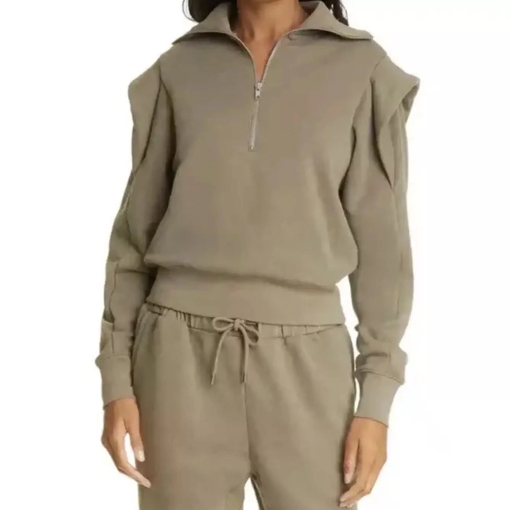 FRAME Quarter Zip Size Small